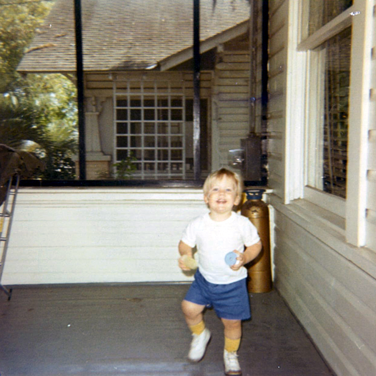 1090 Adam fifteen months old taken on the sun porch in Lakeland FL April 1971