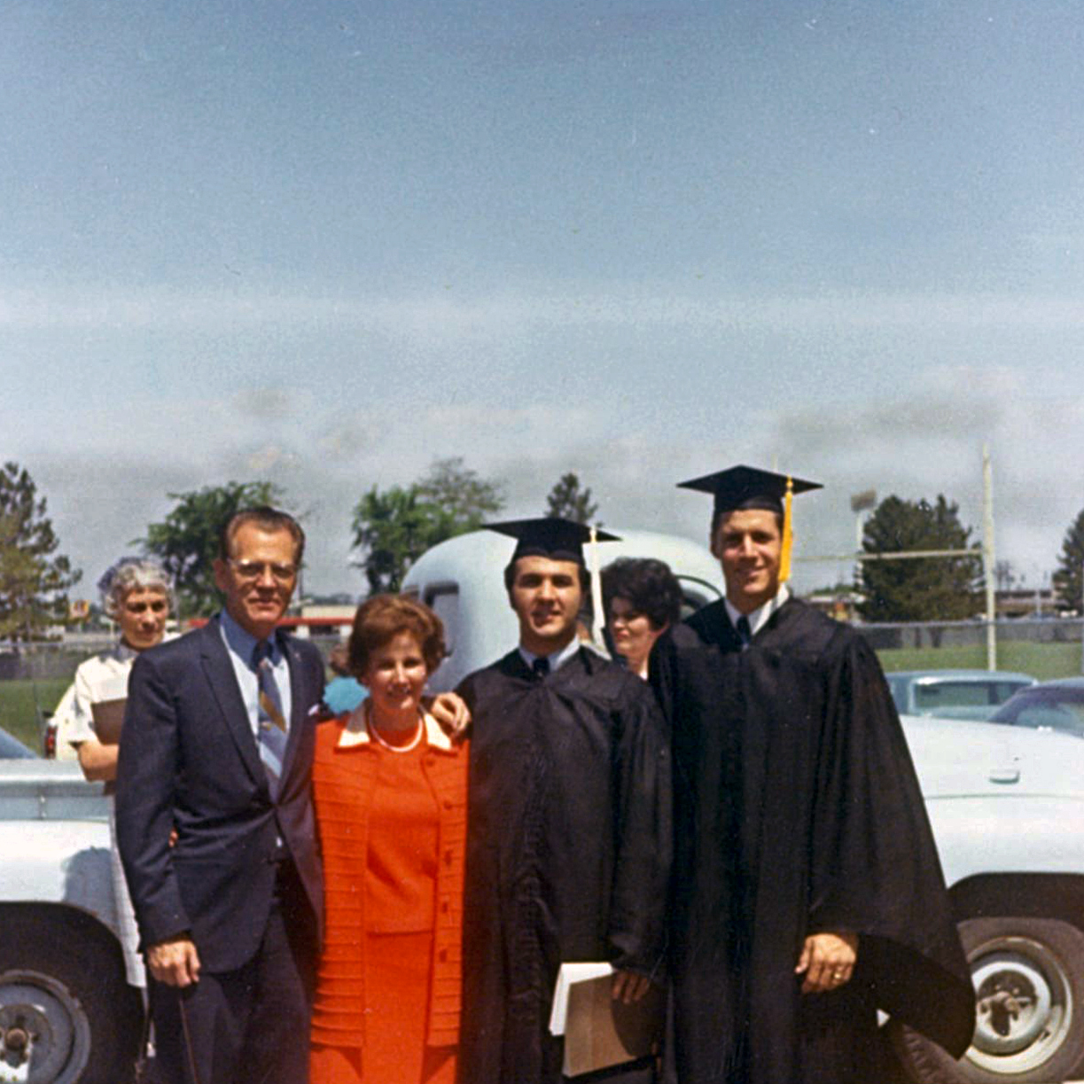 777 Nelden and richard's Graduation from BYU 1970