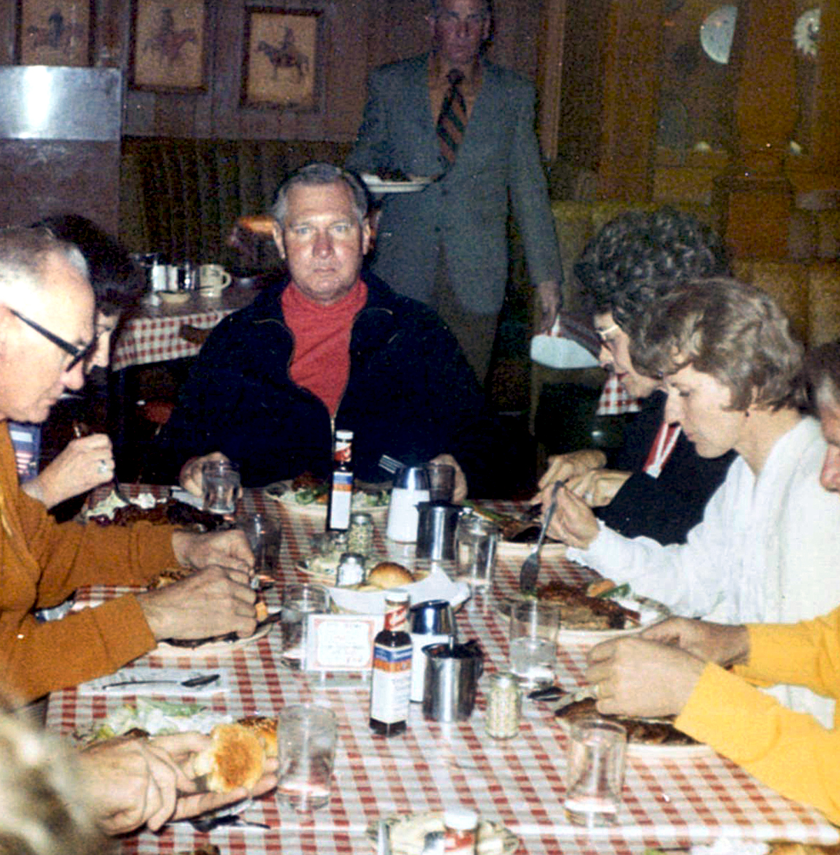 951 Major Garff, Bill Shea, Bernice Shea, and Wanda and Bill Hansen Feb 1972
