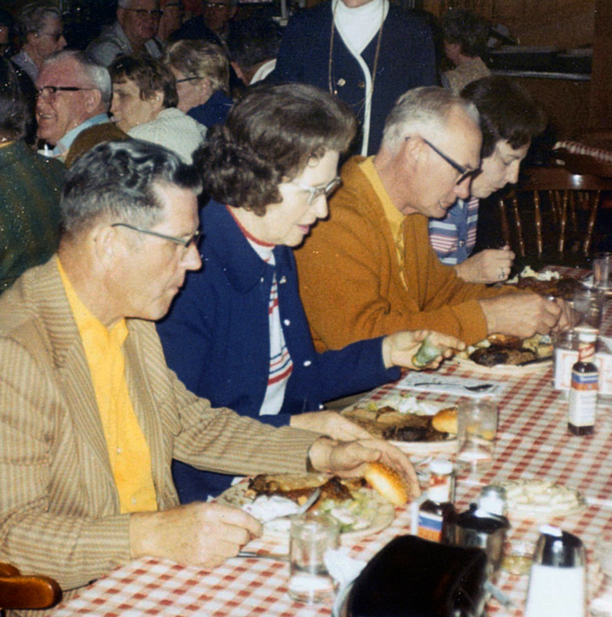 955 Conrad and Ruth Harrison, Major and Lafarn Garff Feb 1972