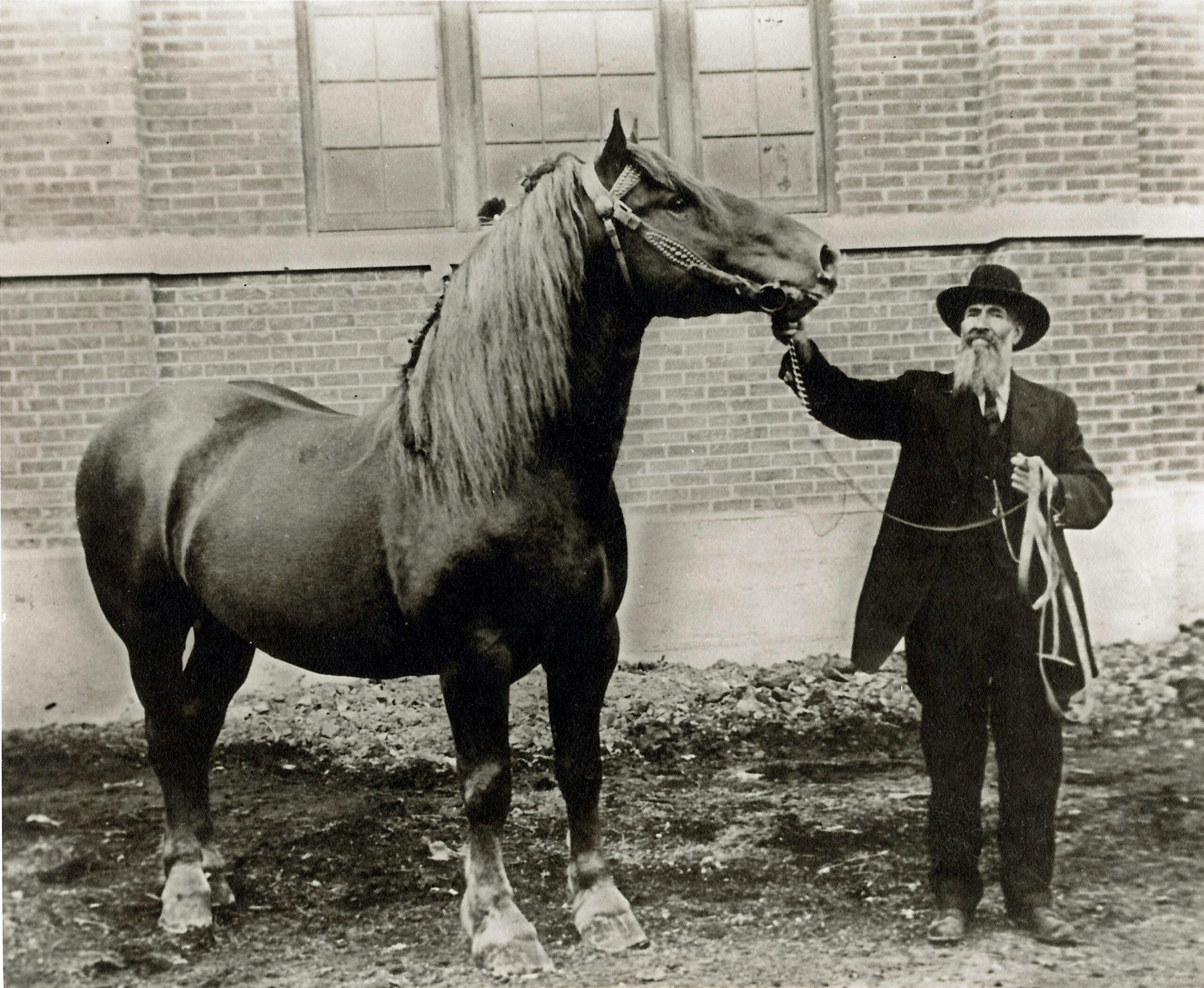 James Henry Clinger with Horse