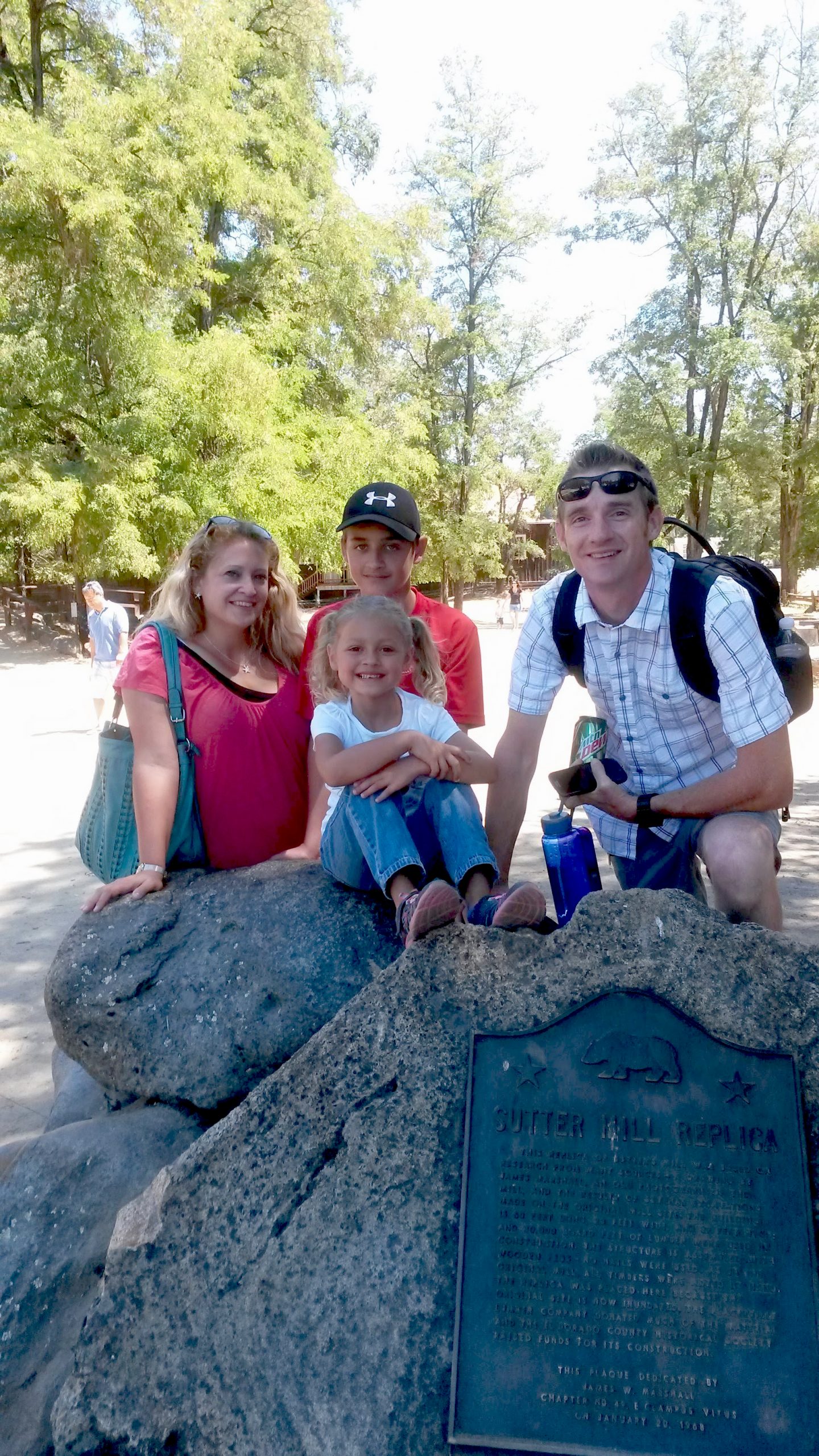 Andy and Katherine with kids