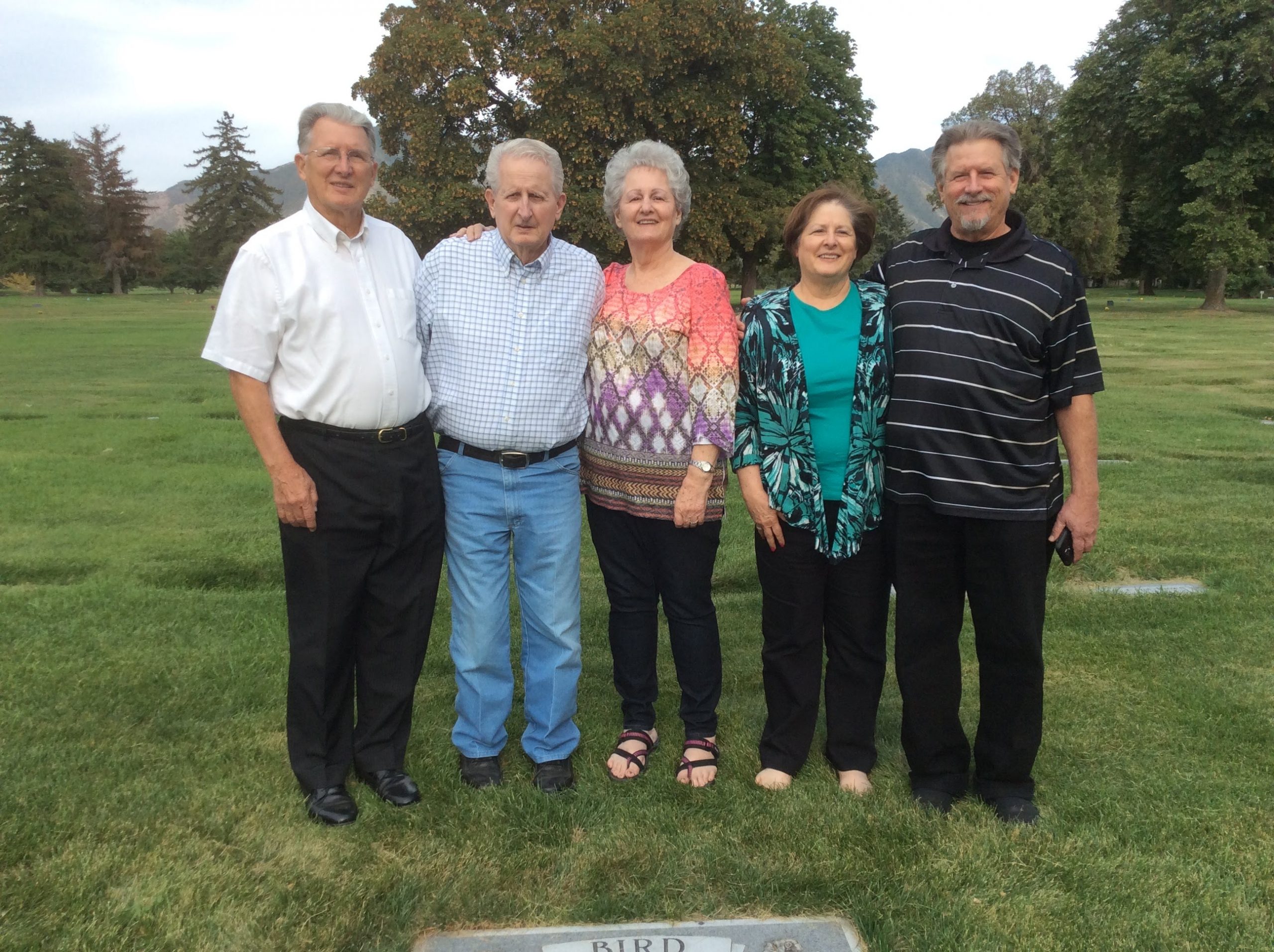 Gilobert, Chris, Gloria, Maureen, and Darrell