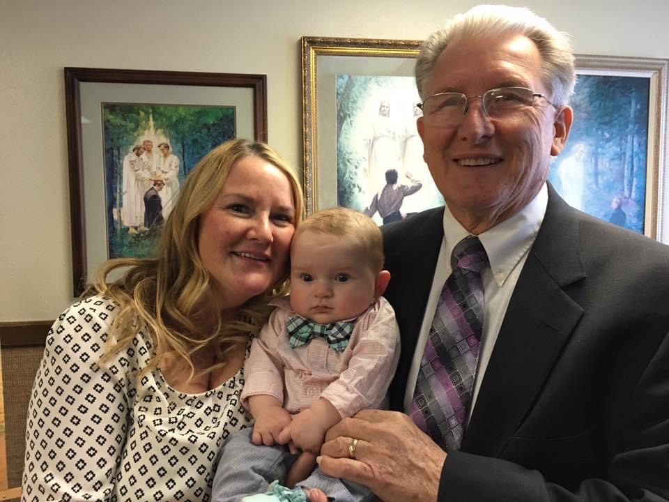 Sharla Bird with Baby and Gilbert