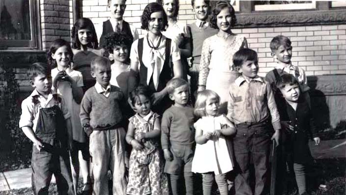 1938 grandchildren of J. W. Nixon 50th wedding anniversary