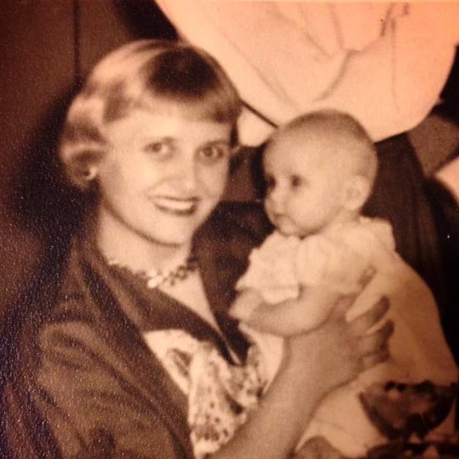 Bea and Gay as Baby