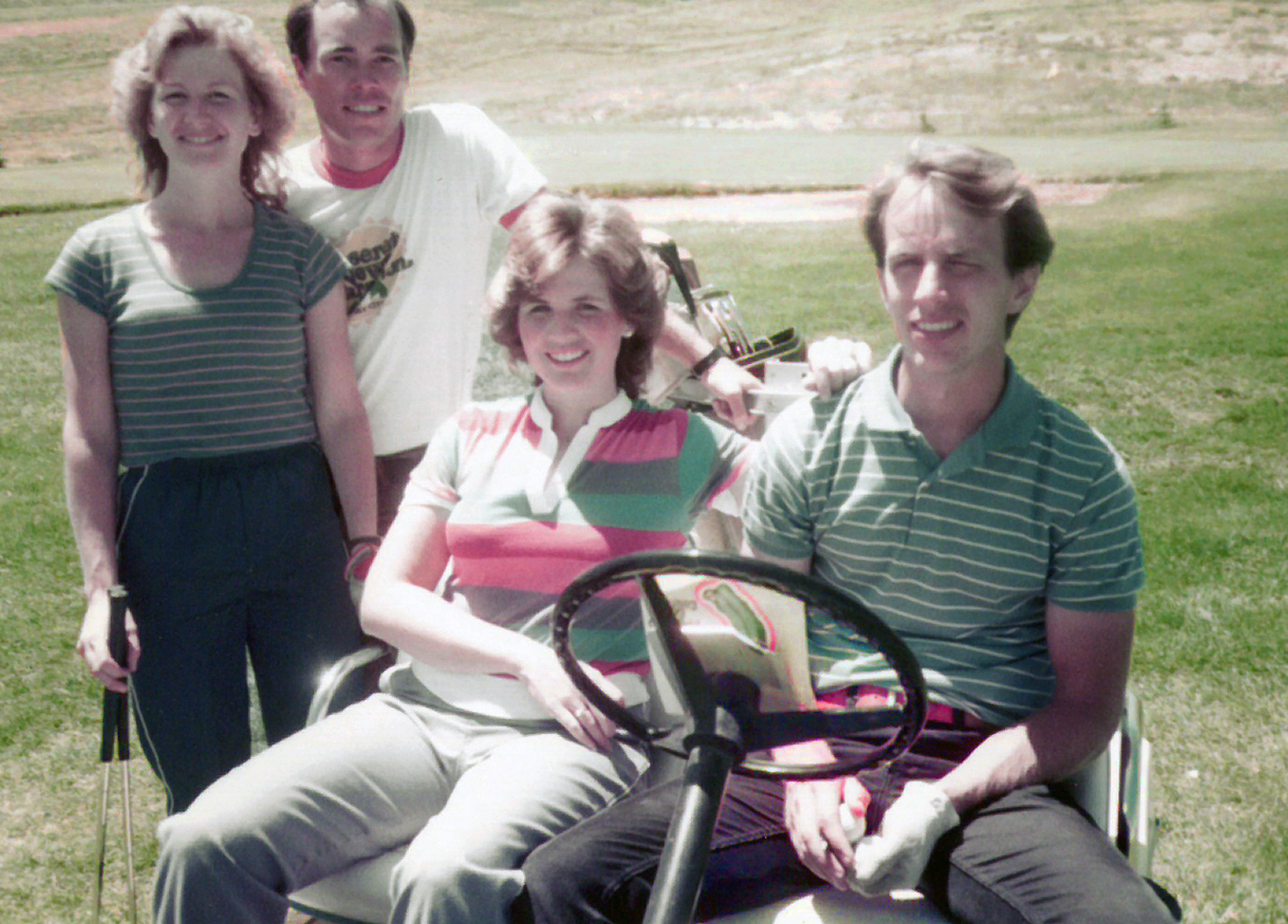 Vern and Nanette Garrett with friends CC