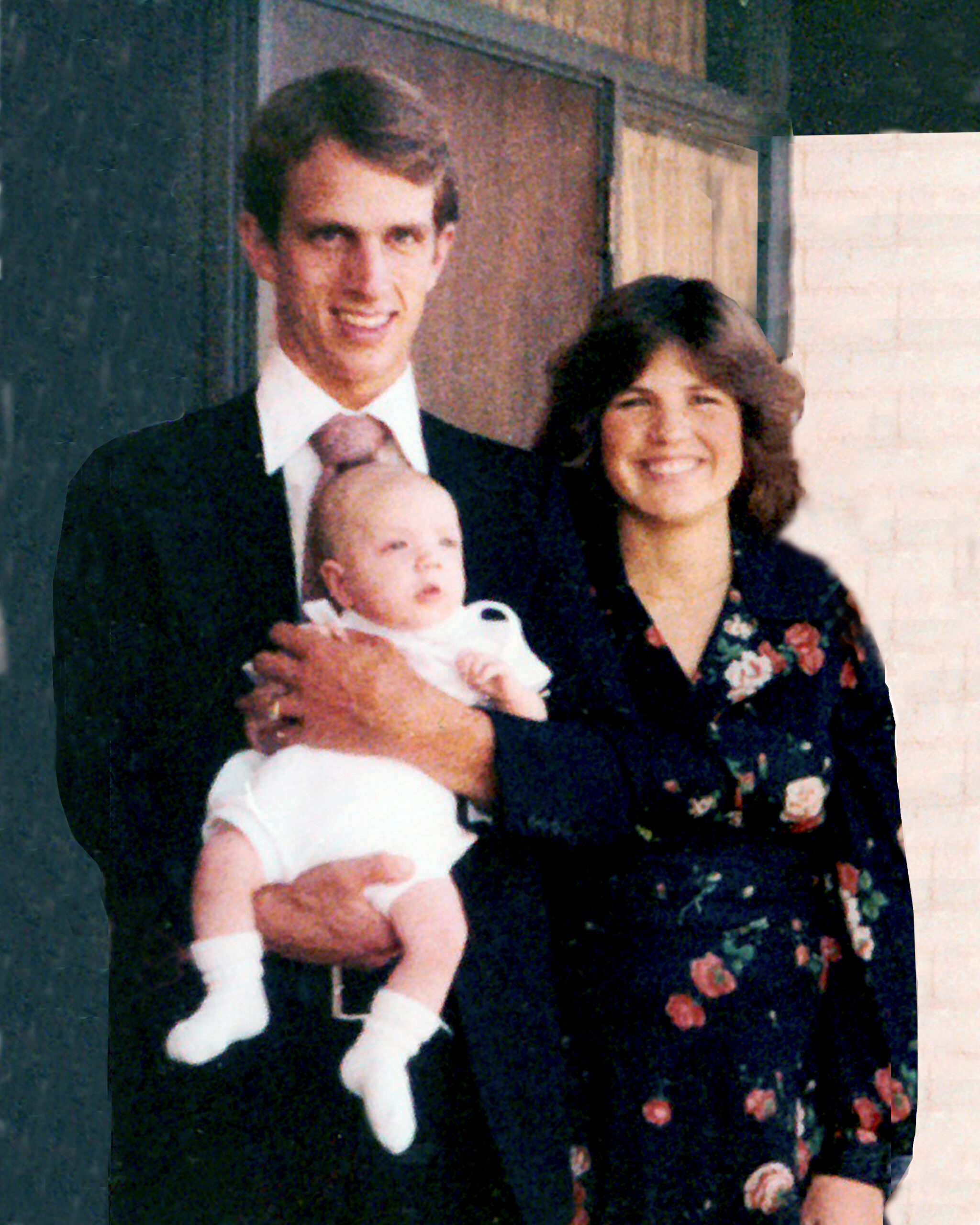 Vern and nanette with Brennon Baby Blessing